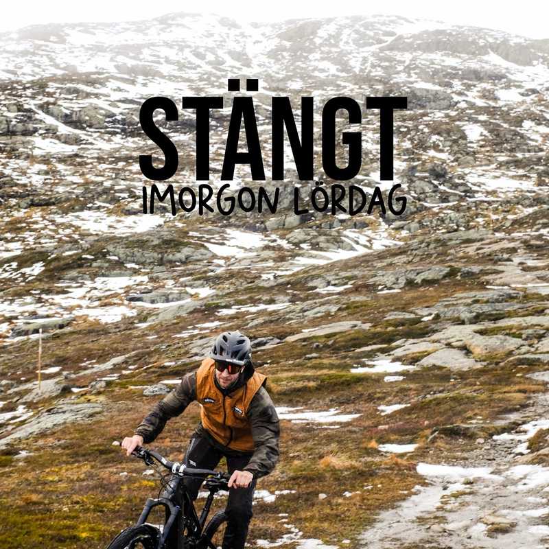 Vi stänger imorgon lördag då vi åker till Järvsö och cyklar, det borde ni också göra. Vi ses på tisdag då vi har öppet igen.